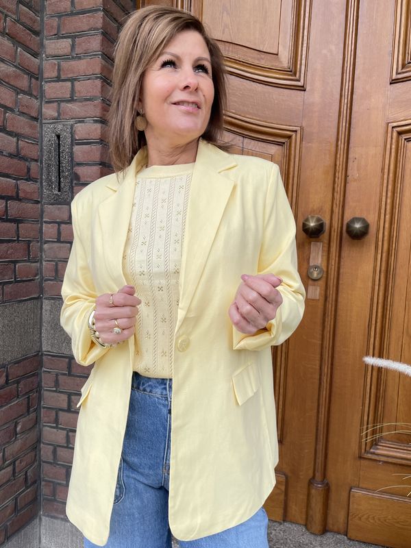 EFFEN BLAZER - LICHTGEEL