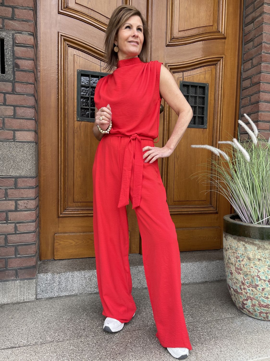 Jumpsuit GUTO Rood
