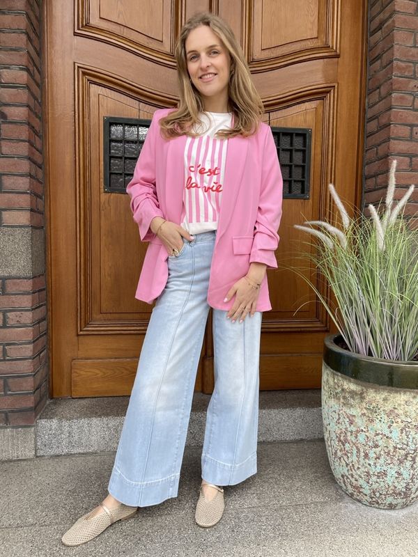 BLAZER JANNEKE - Roze