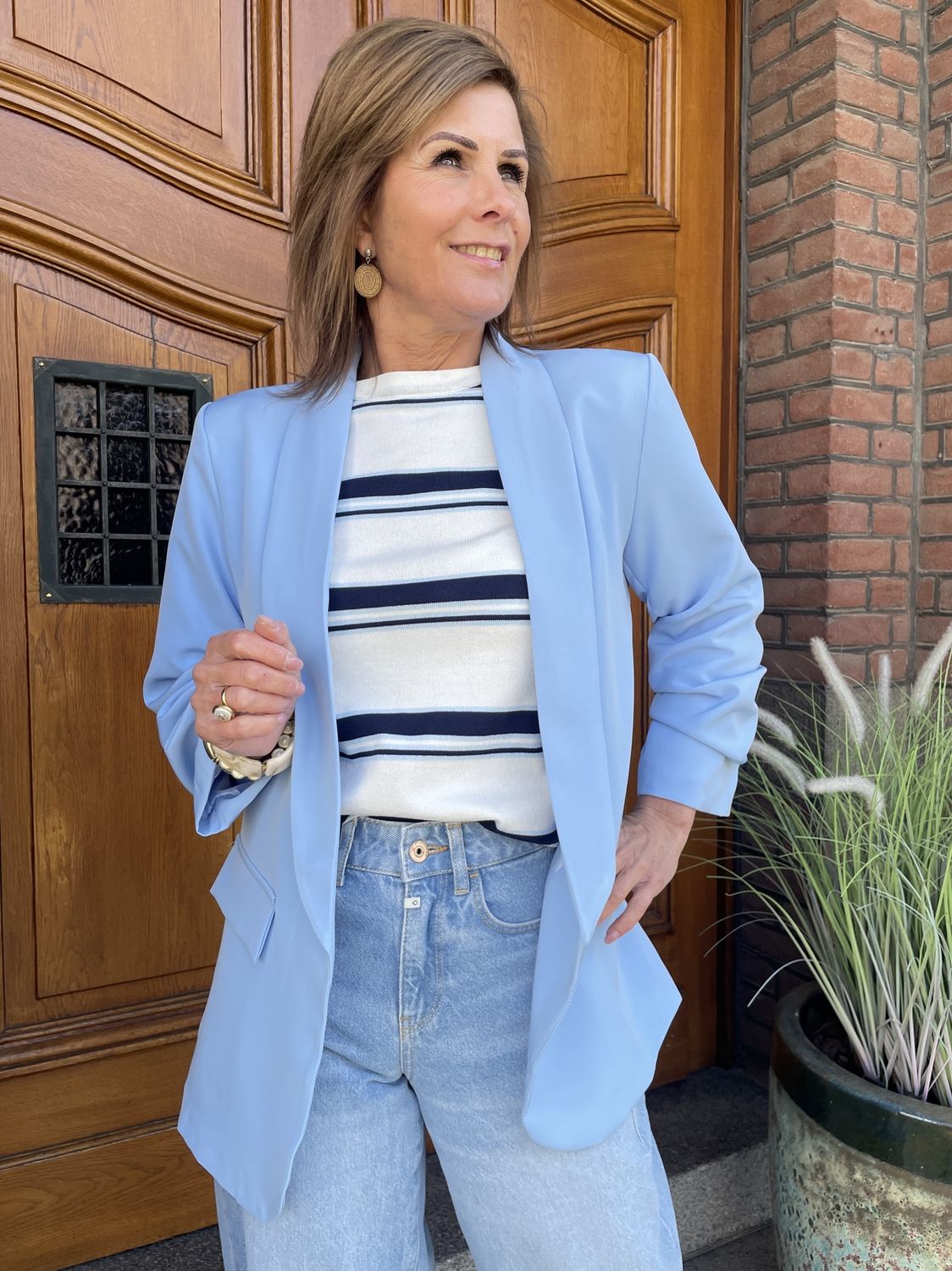 BLAZER JANNEKE - Blauw