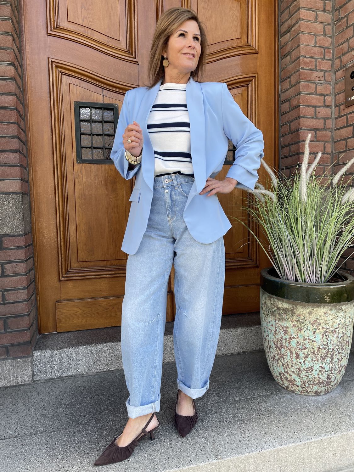 BALLOON JEANS CLARA -- LIGHT BLUE