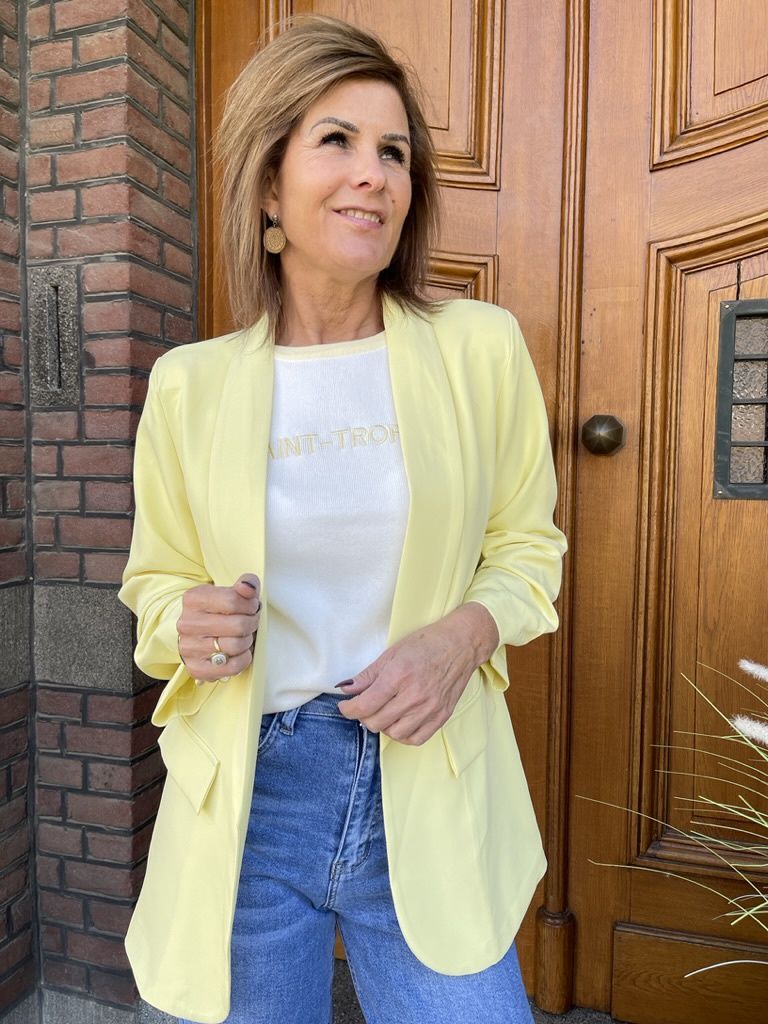 BLAZER Jannie - Lichtgeel