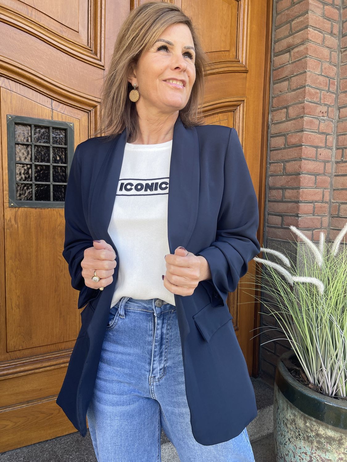 BLAZER JANNIE - Donkerblauw