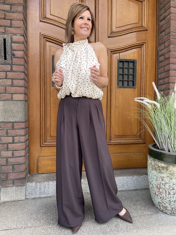PANTALON K079 - CHOCOLADE