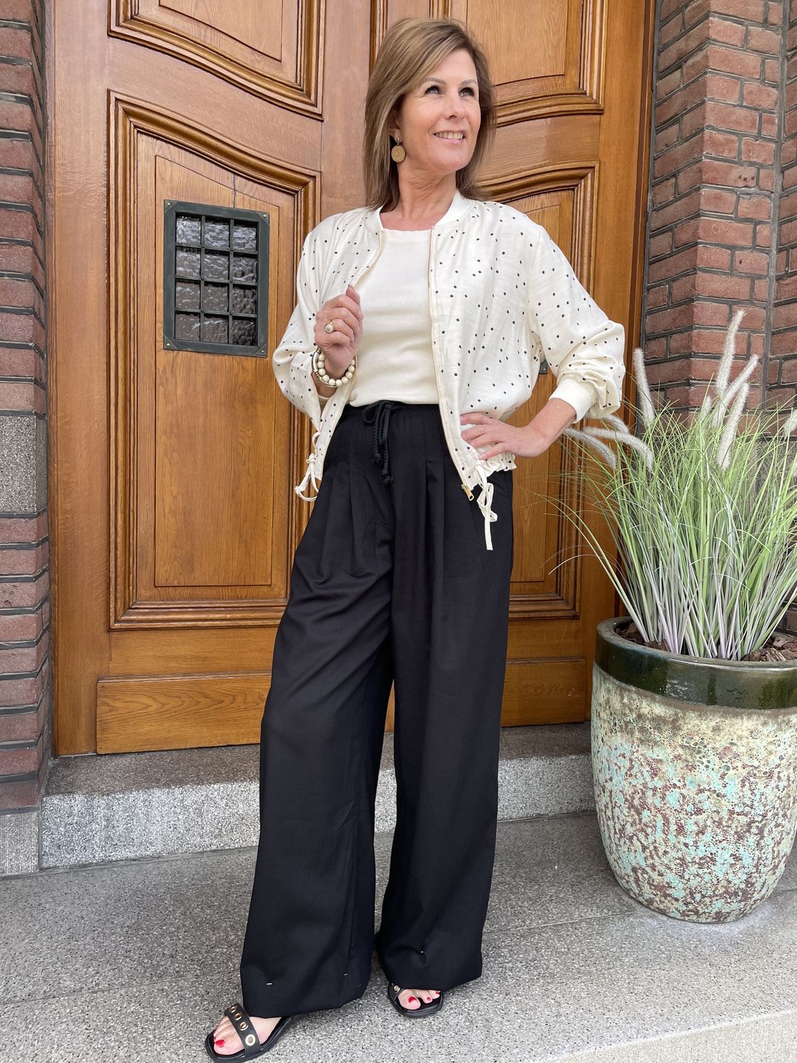 Pant Ciara Zwart -
