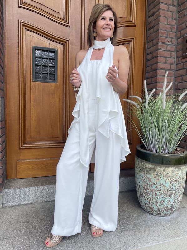 Jumpsuit PAKITA - Wit -