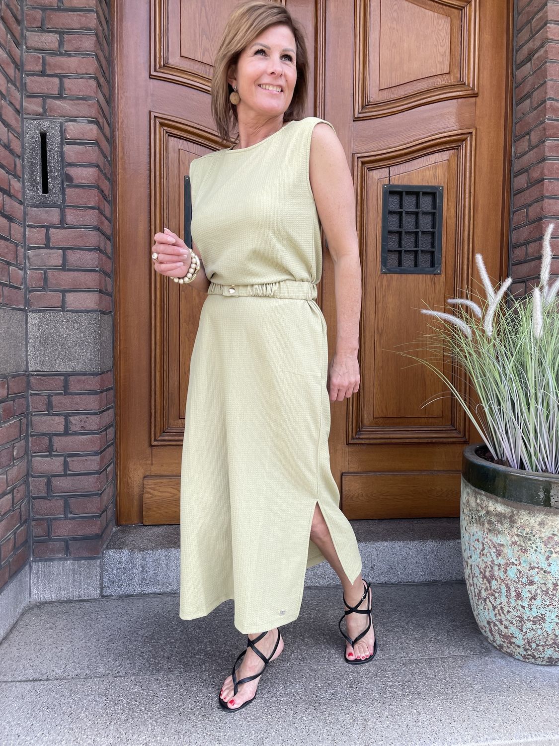 Jurk Chayen Pistachio -