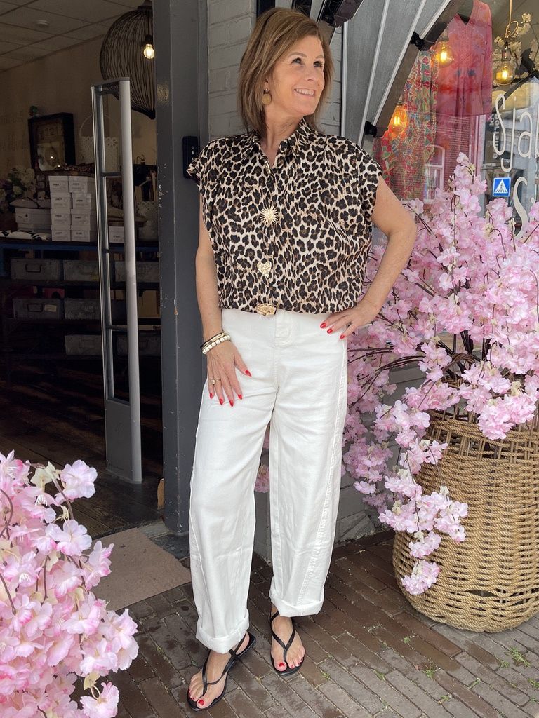 Witte Ballon Jeans June