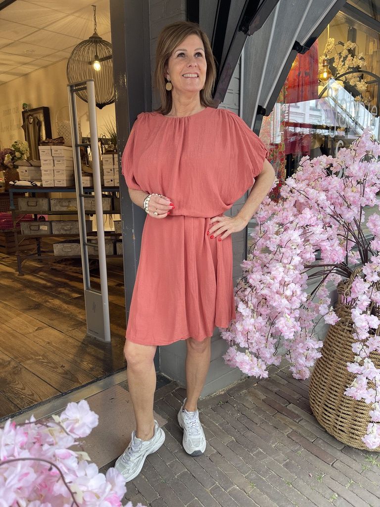 Ballon Jurk Uni Roze