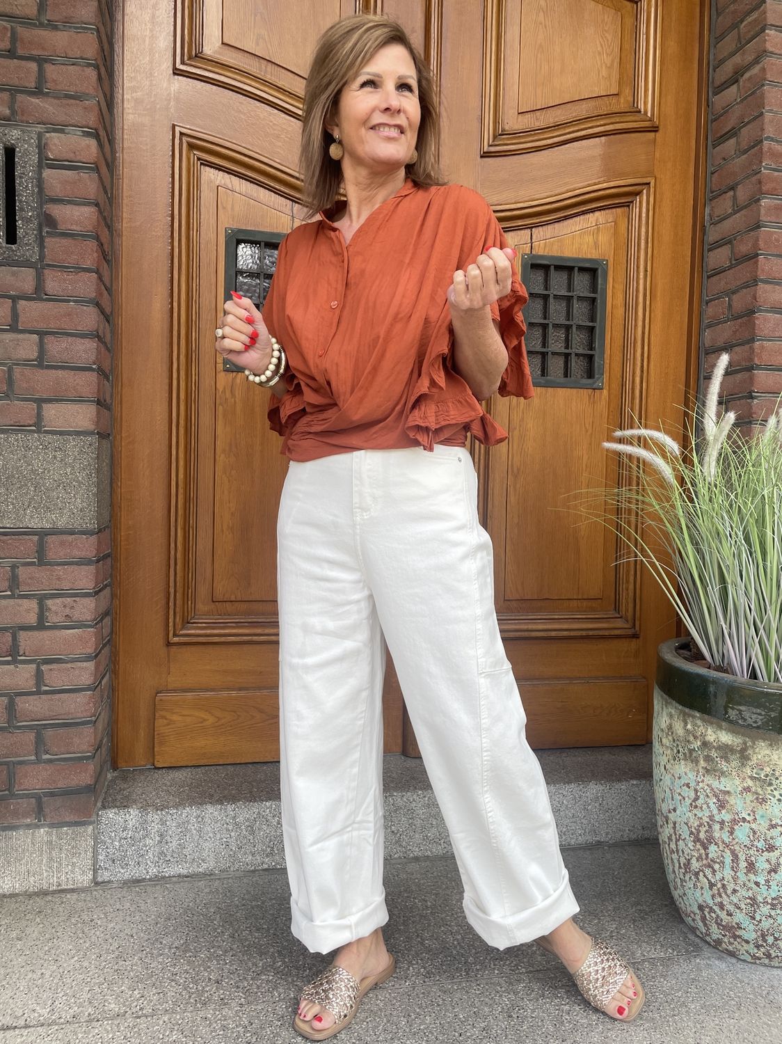 Witte - Ballon Jeans June