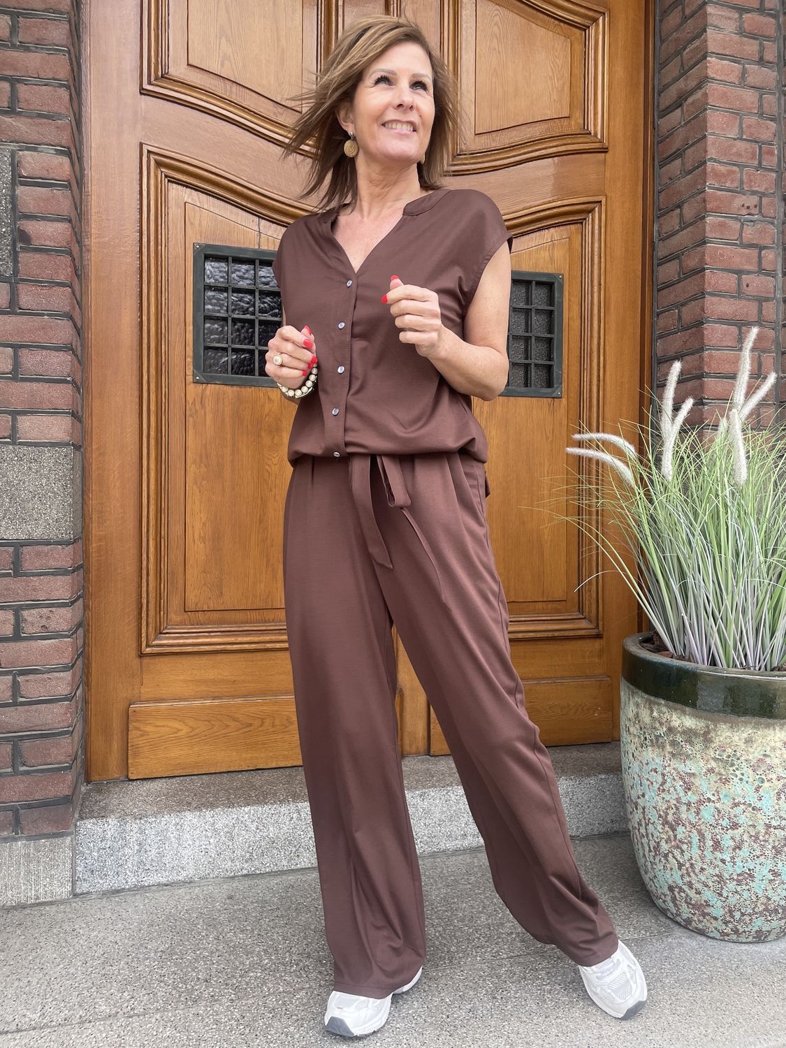 BROEK MAYA - CHOCO