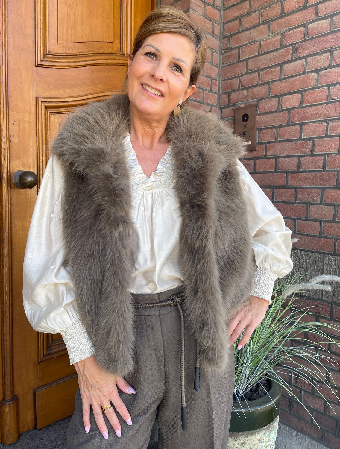 Bodywarmer Liane Taupe