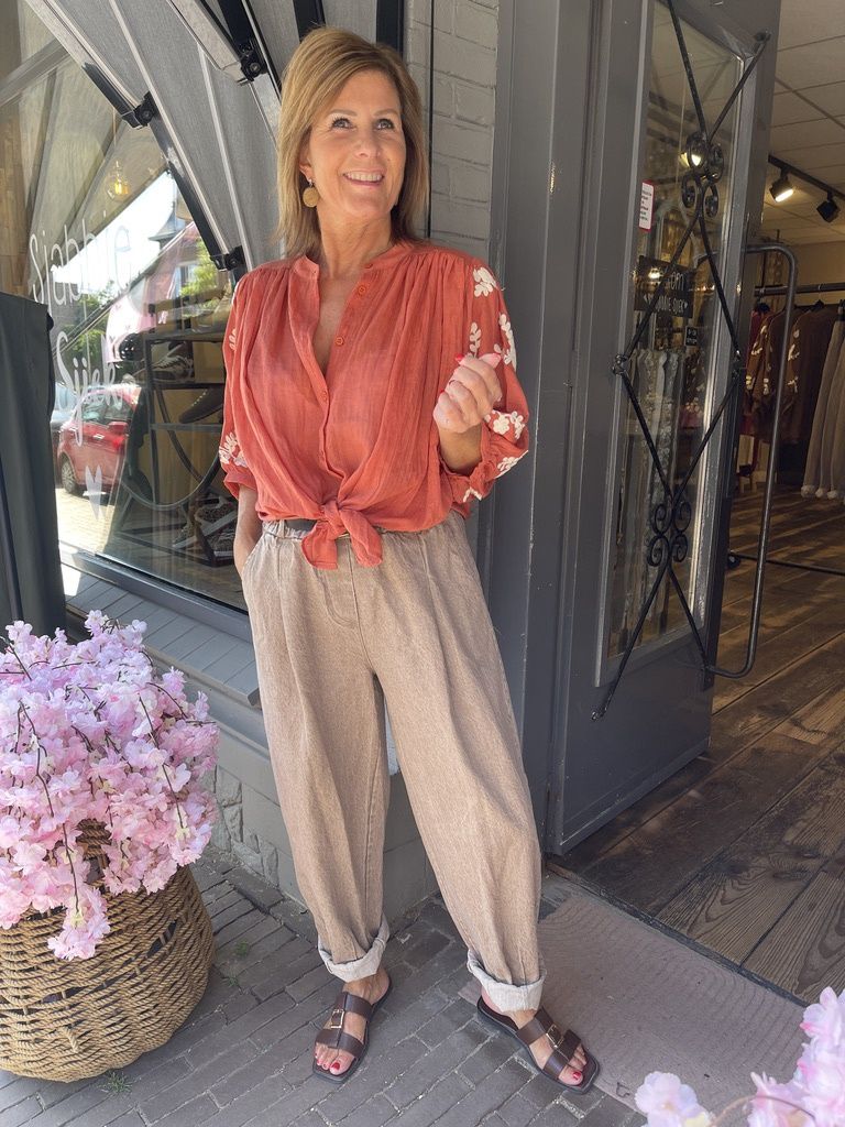 Ballon Jeans Beige Sasha