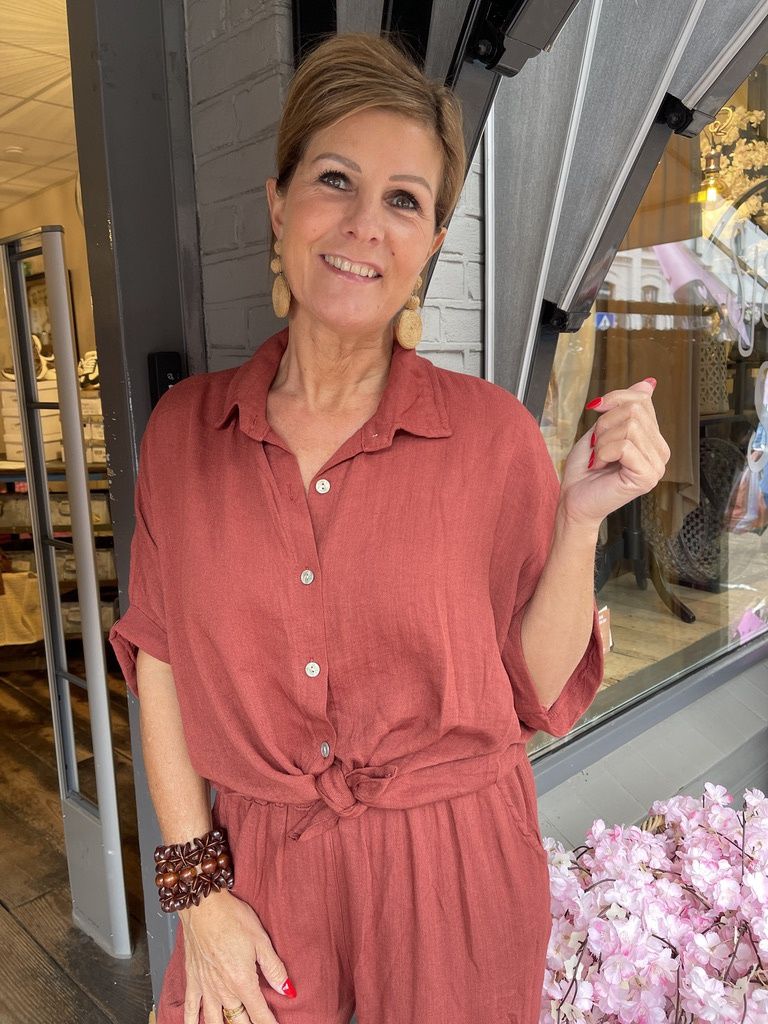 Blouse Lilly Viscose - Brique