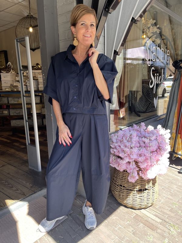 Broek Mexy - Donkerblauw