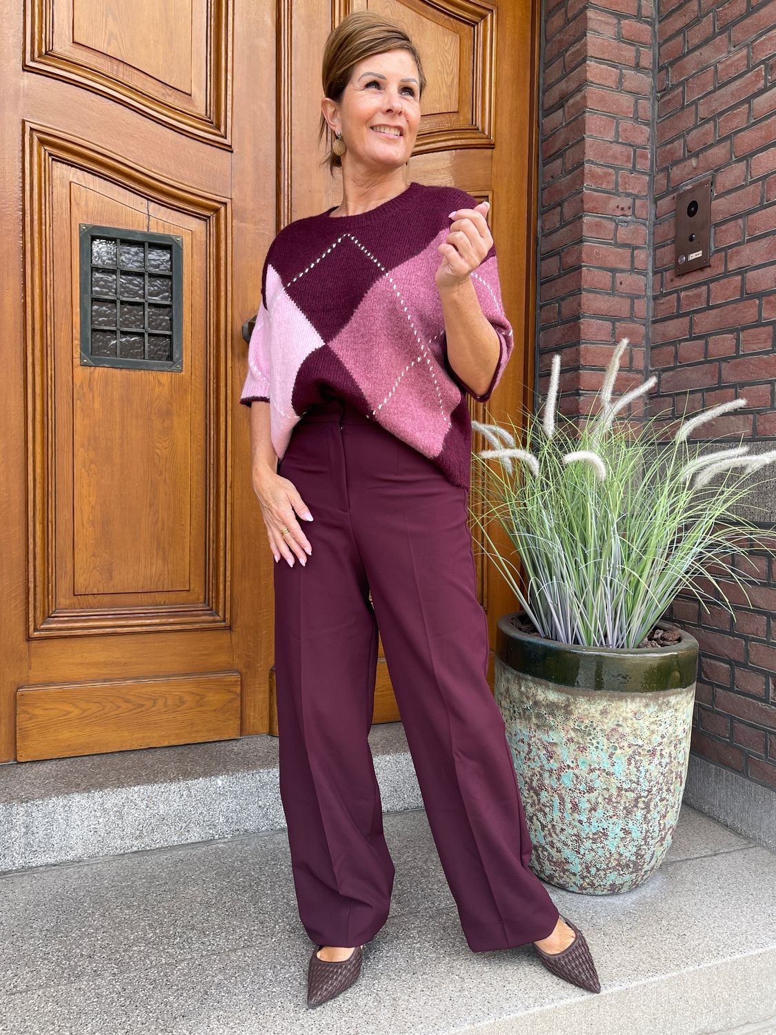 Pantalon POYA Burgundy