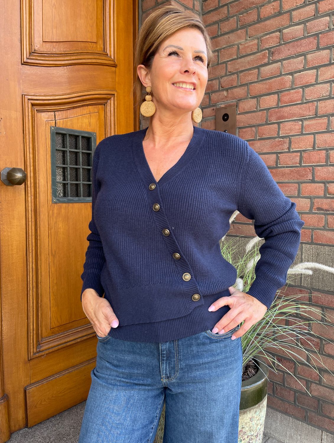 SWEATER HESTER - Donkerblauw