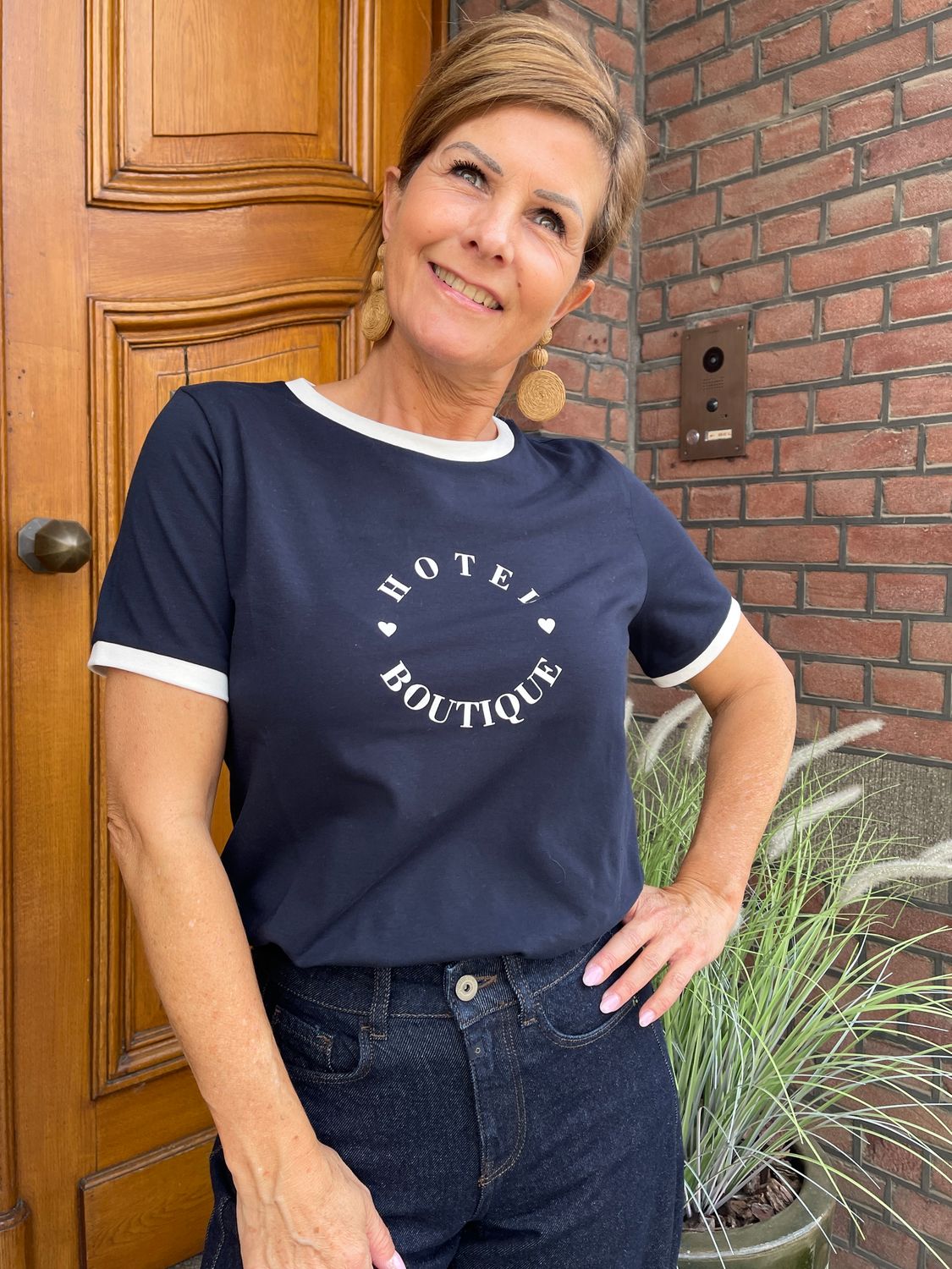 Tshirt HELIEN - Donkerblauw