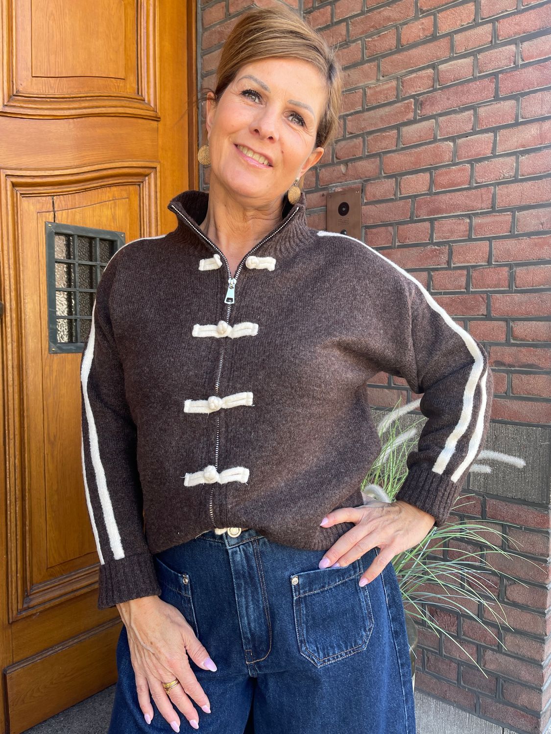 Vest Melissa - Chocolade