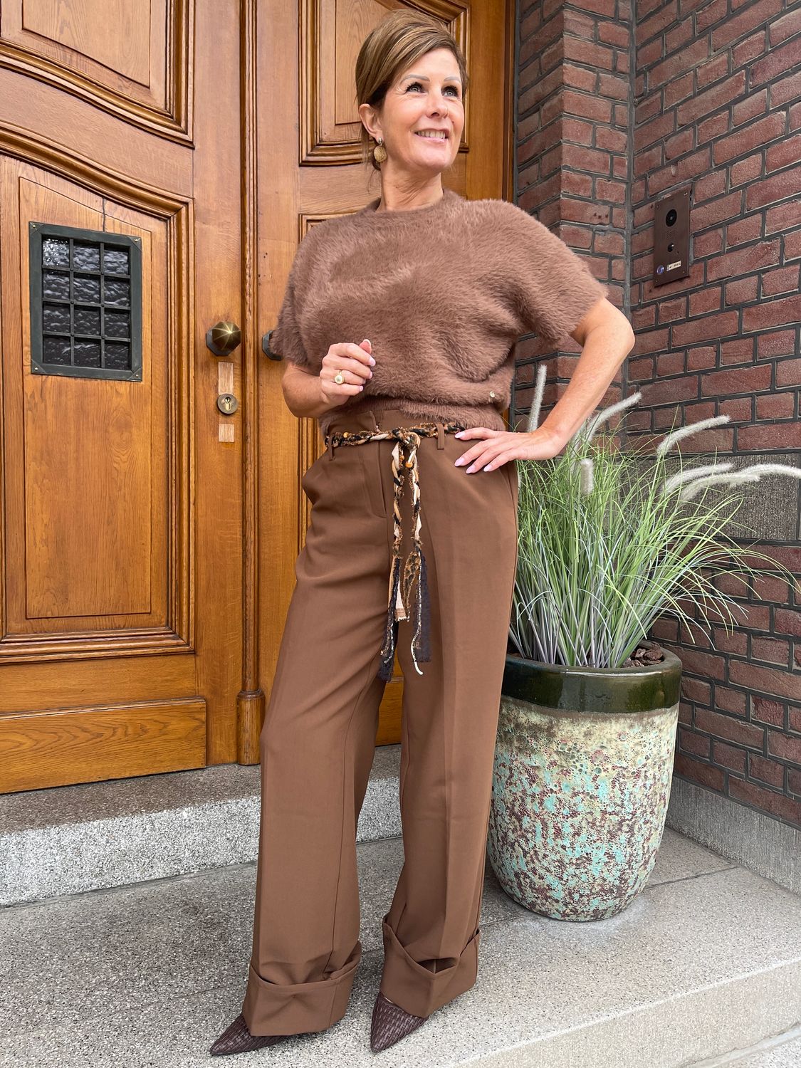 Pantalon Reya Cognac