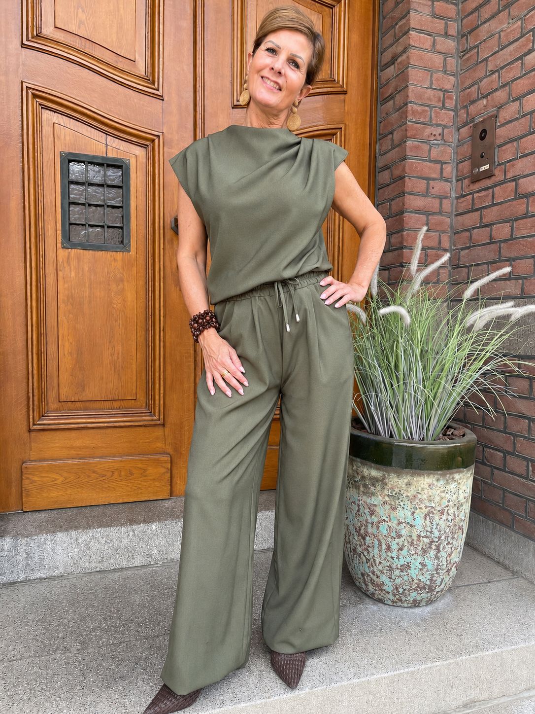 Pantalon Kaya - Khaki