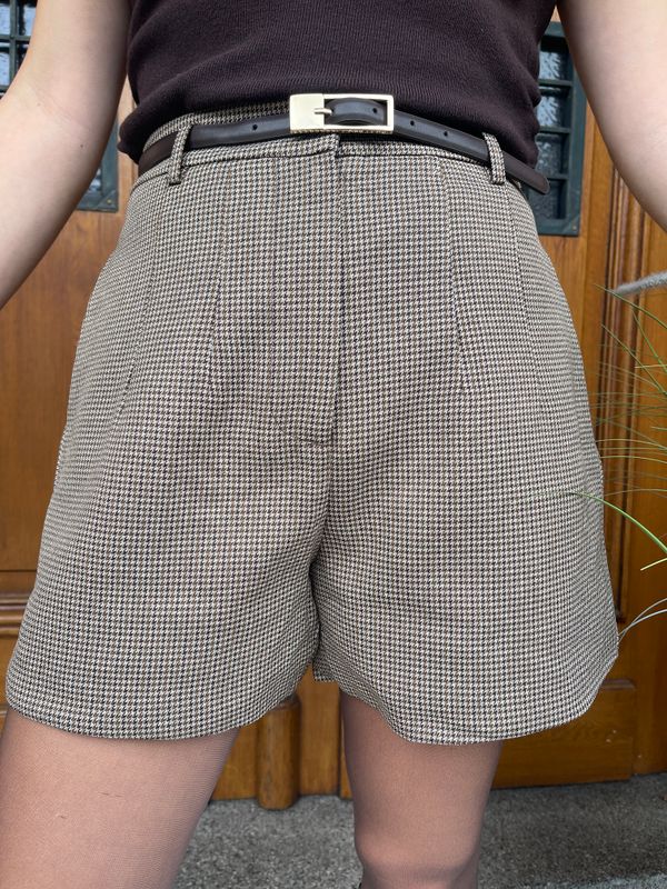 Kort Geruit Broekje - Short