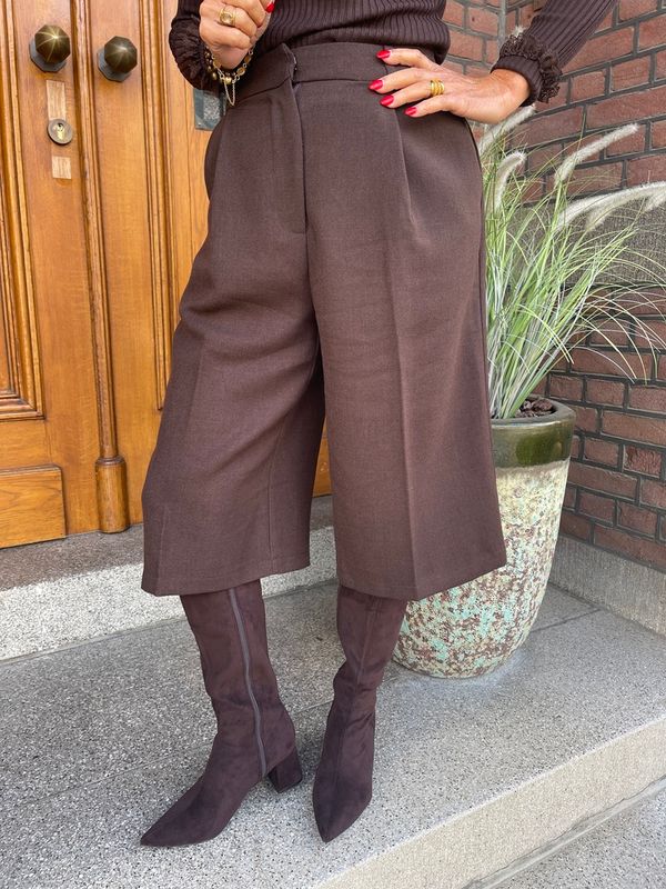 Culotte Broek Stof - Choco