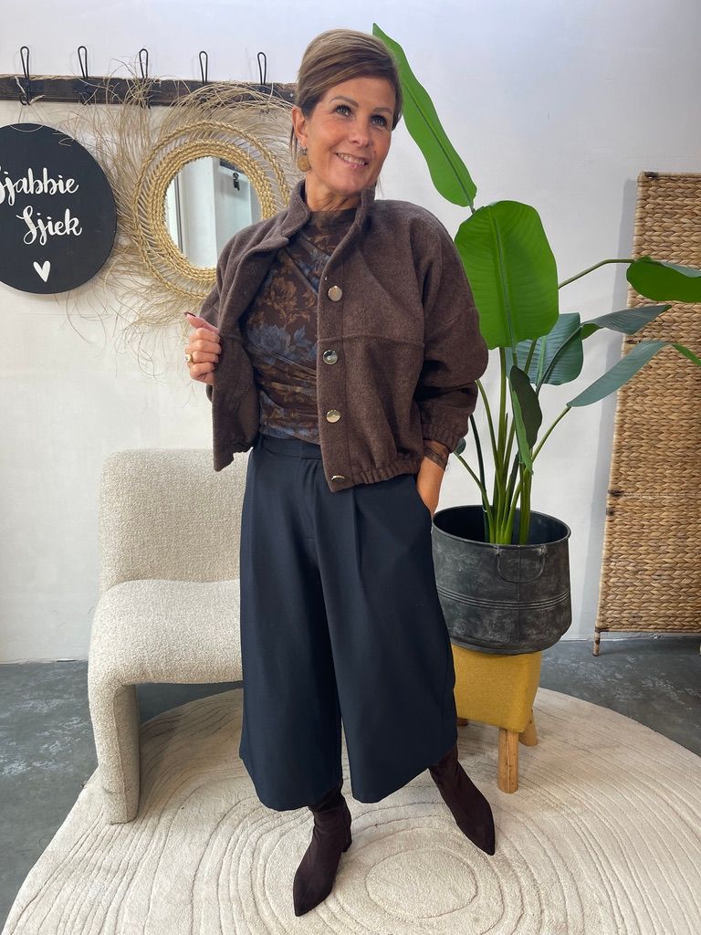 Donkerblauwe Culotte Broek