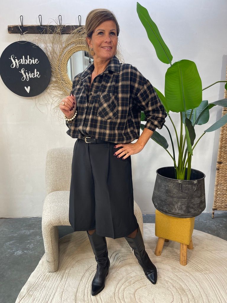Zwarte Culotte Broek