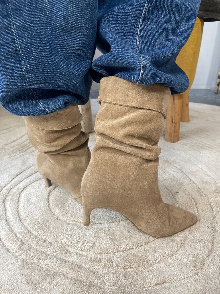 Halflange Laars Lizzy - Beige