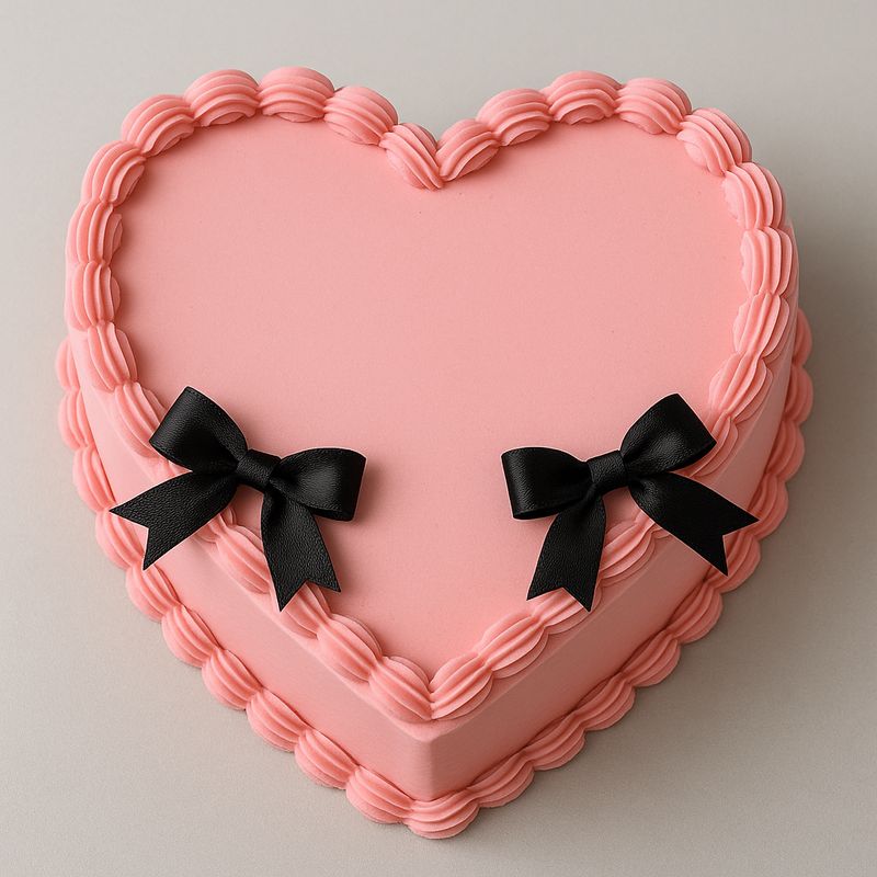 7" Heart Cake