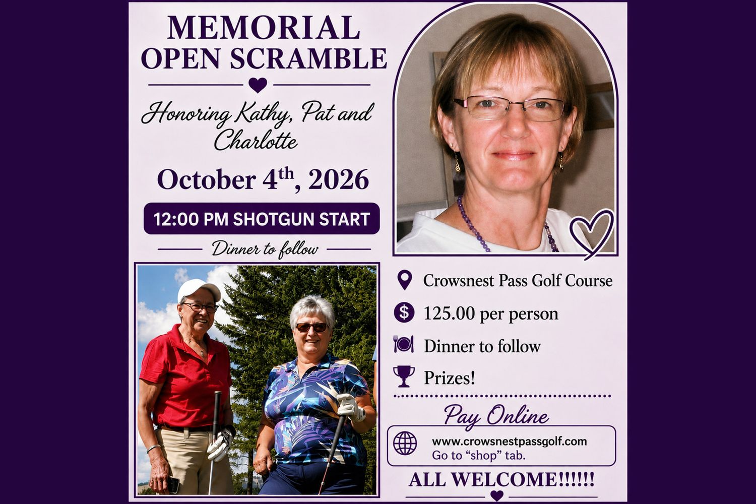 Memorial Open Scramble