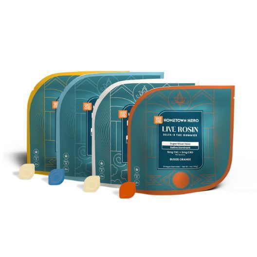 Hometown Hero- 5mg Delta 9 Live Rosin Gummies + CBD