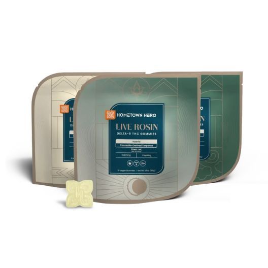 Hometown Hero Delta 9 Live Rosin Absolute Gummies