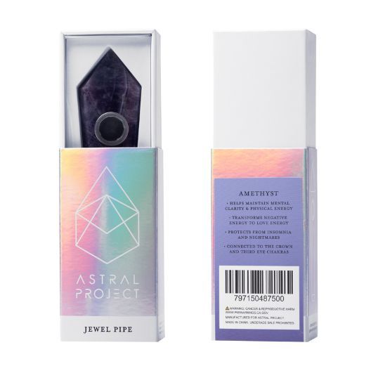 Astral Project Gemstone Hand Pipes