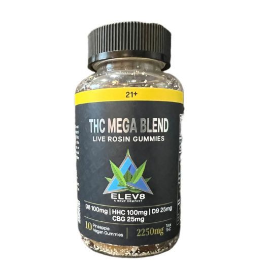 Delta Elev8- MEGA THC Gummies- 225mg