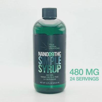True Herbal Creations Nano D9 THC Simple Syrup