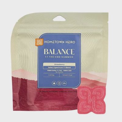 Home Town Hero Balance Select Spectrum - 10mg D9 10 Pack