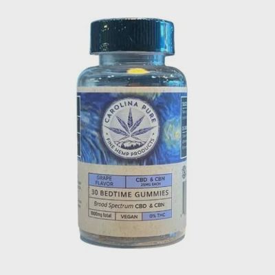 Carolina Pure Bedtime Gummies 50mg -30 Count