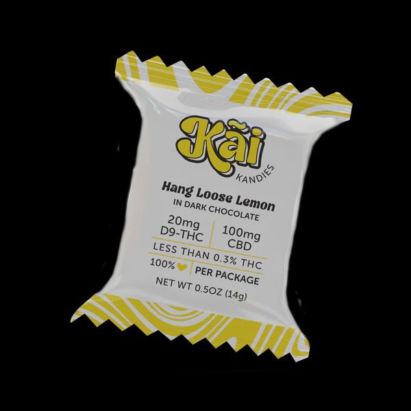 Kai Kandies Chocolate 1ct 20mg D9 THC | 100mg CBD