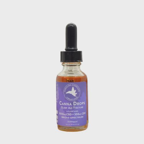 Carolina Cannabis Creations CBN Sleep Aid Broad Spectrum Tincture
