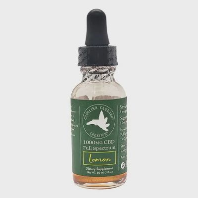 Carolina Cannabis Creations Full Spectrum 1000mg Tinctures Flavored