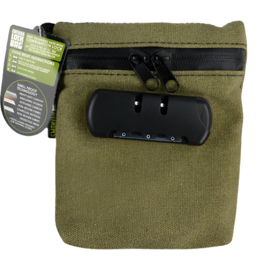 Canvas Lock Stash Bag