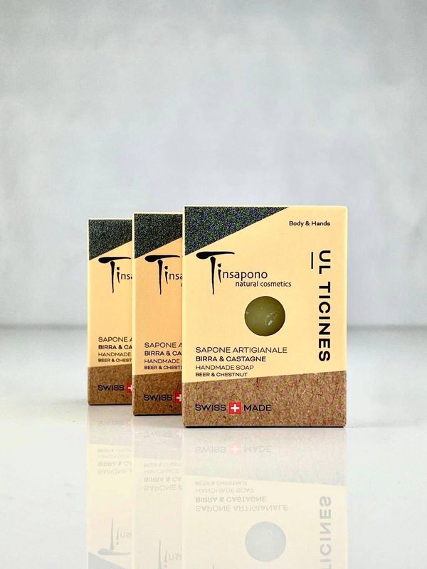 Sapone naturale Speciale birra ticinese & castagne