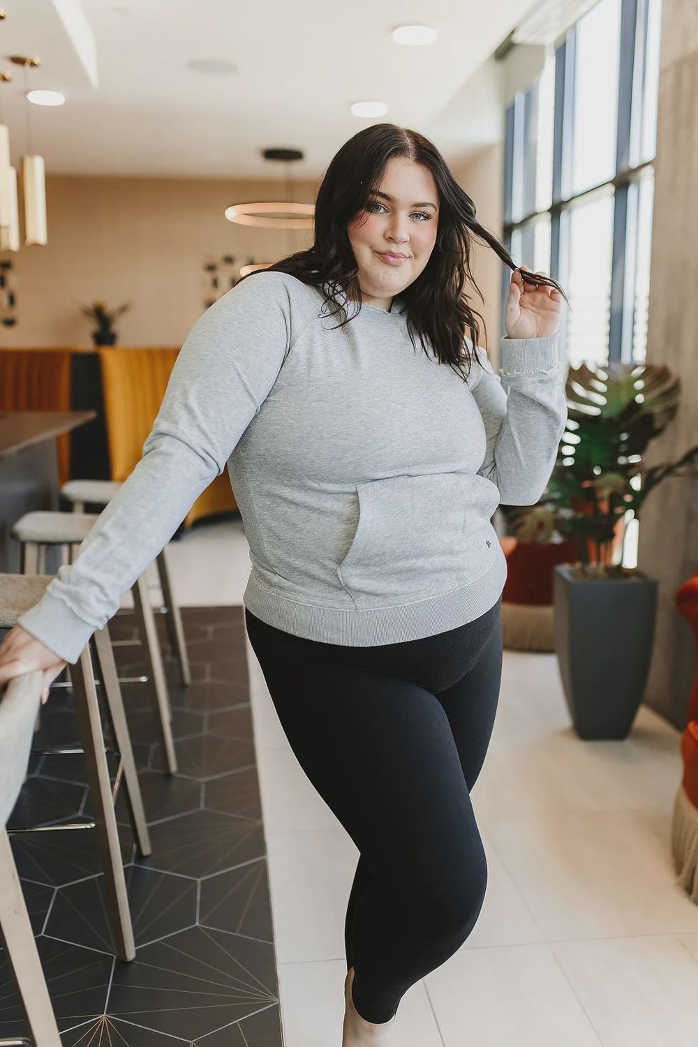 Ampersand Ave - Elevated Edge Sweatshirt - Ice Cold *Plus