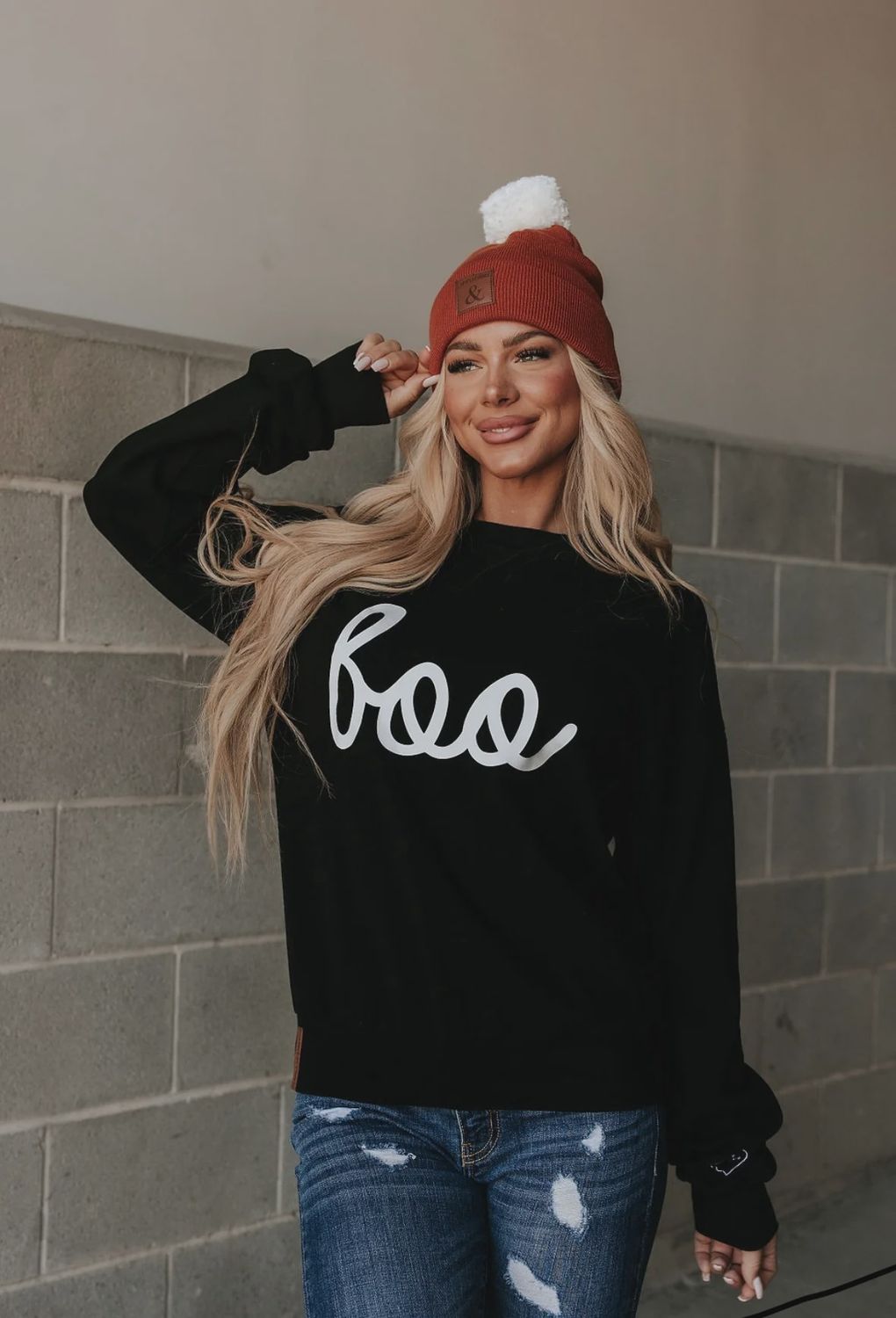 AMPERSAND UNIVERSITY PULLOVER -BOO’D UP