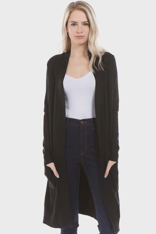 Open Cardi Long