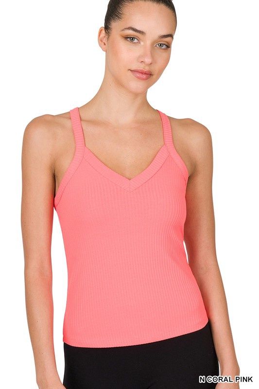 Ribbed Cropped Tank