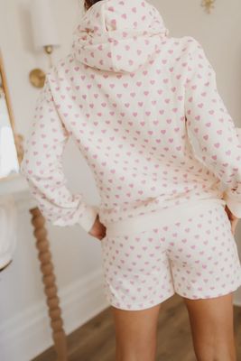 Comfort set- sweet hearts shorts
