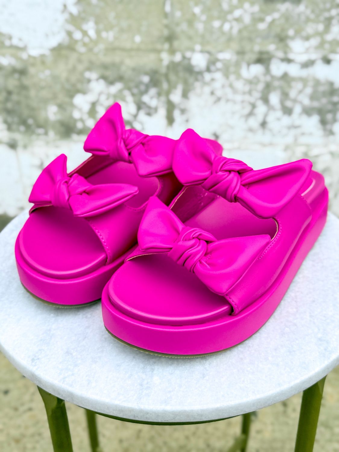 Lil bit knotty slip on, Color: Pink, Size: 7